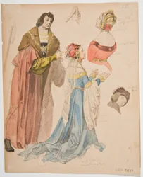 Studies of Figures from Altarpieces by Hans Süß von Kulmbach