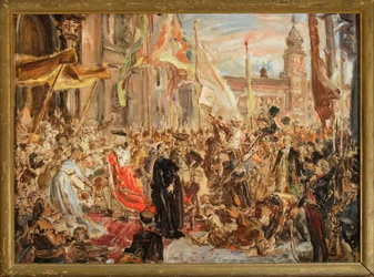 Sketch for the Painting "Constitution of 3 May"