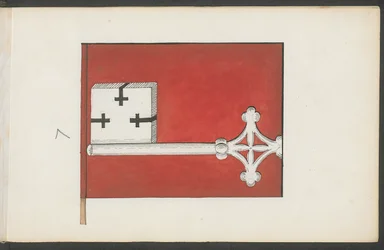 Sketchbook of Jan Matejko with 9 Banners from 