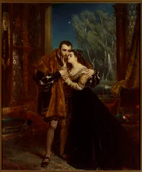 Sigismund Augustus with Barbara at the Radziwiłł Court in Vilnius