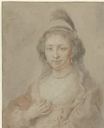 Portrait of Sara van Baerle, Wife of Philips van Dorp