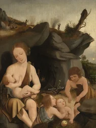 Eve and Four Children