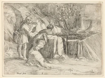 Two Men at a Well