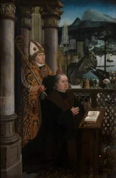 Donor with Saint Nicholas and Donor