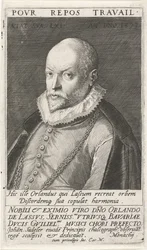 Portrait of the Composer Orlando di Lasso 1532-1594, 1593