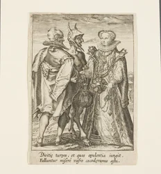 A Marriage Founded on Wealth, Which is the Work of the Devil (engraving)