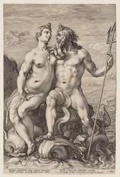 Neptune and Amphitrite, from Three Paired Gods and Goddesses
