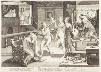 Plate Three, from Five Wise and Five Foolish Virgins
