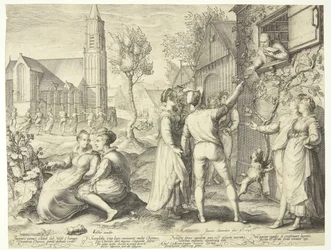 Young Couple Having Fun and Refusing Advice from a Scholar