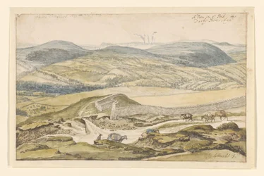 View of the High Peak Mountains in Derbyshire