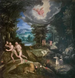 Expulsion from Earthly Paradise (c.1586-89)