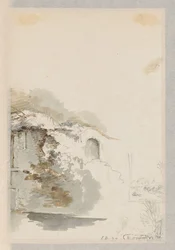 Various Landscape Sketches on a Sheet