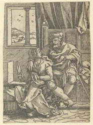 Seated Couple in an Interior