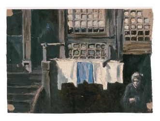 Old Facade in Delft (study)