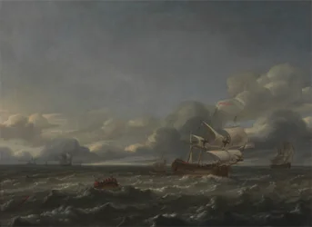 Men of War in a Stiff Breeze