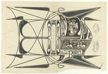 Cover Design for: Henri Borel, A Dream, 1899