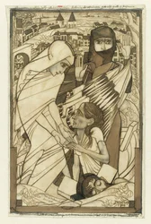 The Relief Efforts During the Flood of 1926, Symbolically Represented