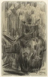 Vase with Flowers in an Interior