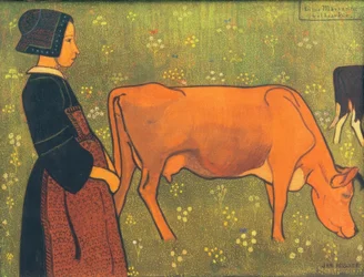 Marianne and Her Cow