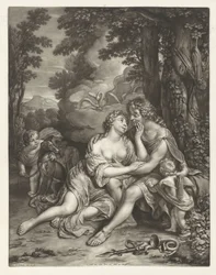 Venus Prevents Adonis from Hunting