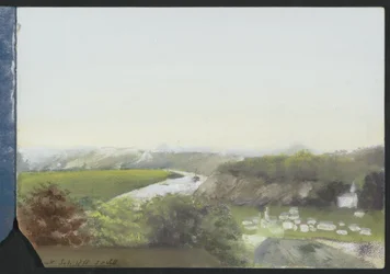Mountain Landscape with a River