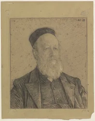 Portrait of Pieter Johannes Veth, 77 Years Old