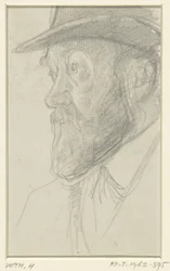 Portrait of the sculptor Lambertus Zijl
