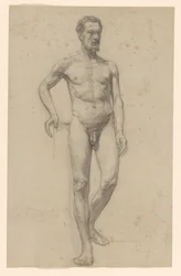 Standing Male Nude, Seen from the Front