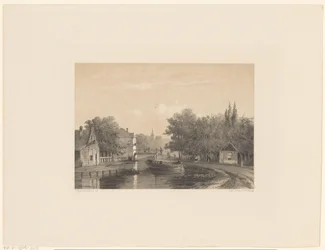 Village Scene with River
