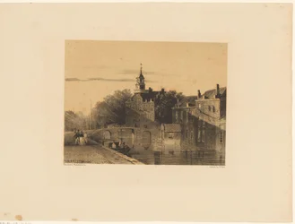Cityscape with canal