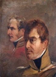 Portrait of British Major-Generals Sir Frederick Ponsonby and Sir Colin Campbell
