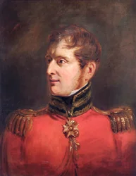 Portrait of Field Marshal Lord Fitzroy James Henry Somerset, British soldier