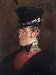 Portrait of Field Marshal Sir John Colborne, British soldier, 1821