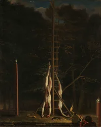 The Corpses of the De Witt Brothers, Jan and Cornelis, Hanging on the Groene Zoodje on the Vijverberg, The Hague, 1672