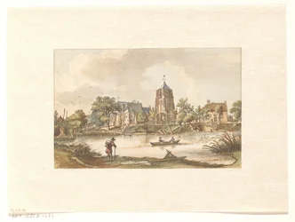 View of Acquoy on the Linge