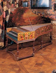 Double manual harpsichord