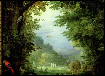 Earth or The Earthly Paradise (detail)
