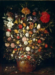 Large Bouquet of Flowers by Jan Brueghel the Elder (Brueghel or Breughel)