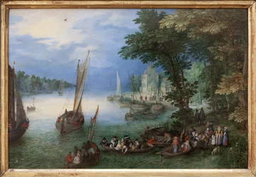 River Scene or The Barkage