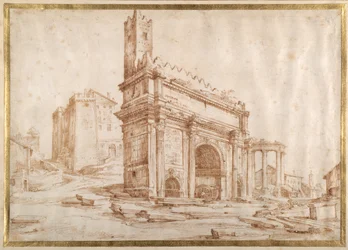 The Arch of Septimus Severus, Rome
