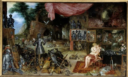 Touch him. Allegory of the five senses
