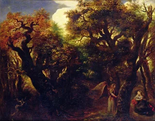 Wooded Landscape with Hagar and the Angel