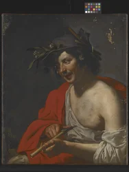 Shepherd Trimming His Flute