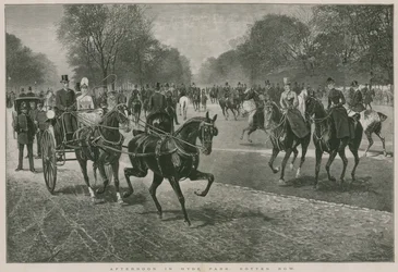 Afternoon in Hyde Park, London: Rotten Row