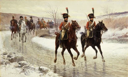Napoleon and His Escort