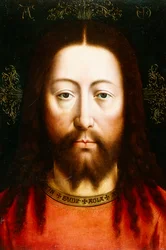 A Triptych with Christ as Salvator Mundi