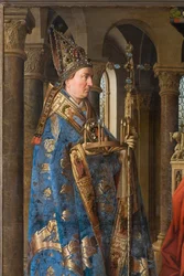 (Detail) of the Virgin and Child with Canon Joris van der Paele