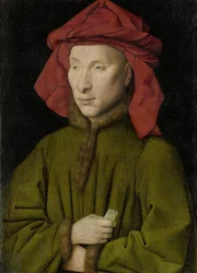 Portrait of a Man with a Red Chaperon