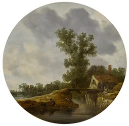 River Landscape (Circular)