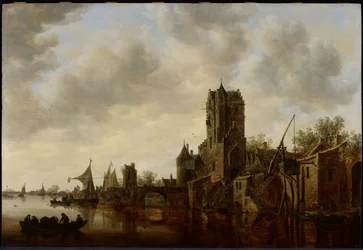 River Landscape with the Pellecussen Gate near Utrecht